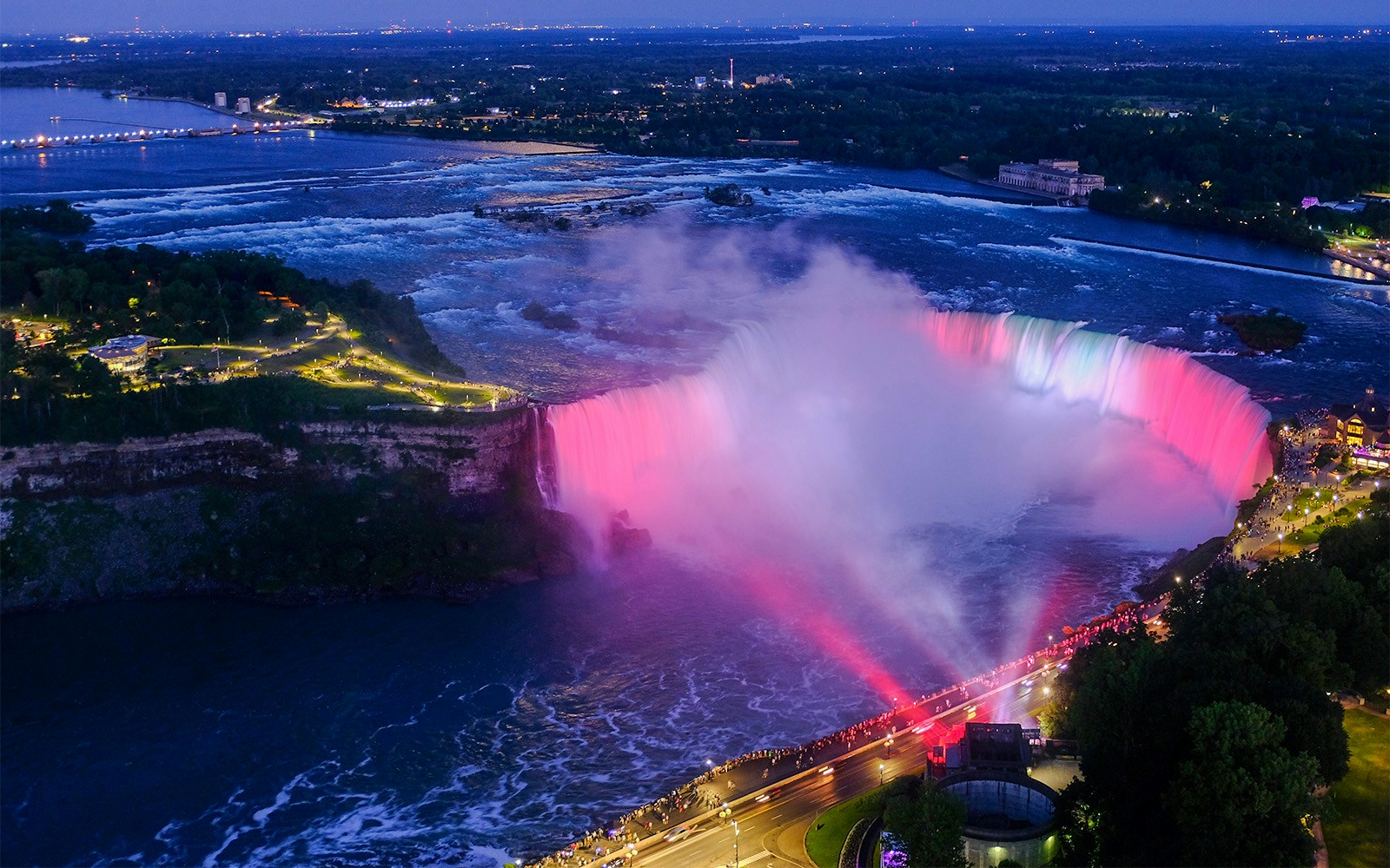 Niagara Falls Light Show Illumination Experiences